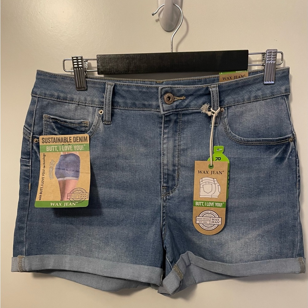 Wax Jean Shorts